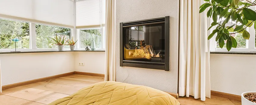 Residential Fireplace Ceramic Glass Installation in Winthrop, MA