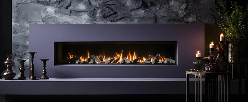 Ember Bed for Ventless Gas Fireplace in Winthrop, MA